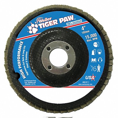 Fiber Disc 4 in Dia 5/8in Arbor 40 Grit