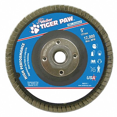 H7362 Fiber Disc 5 in Dia 5/8in Arbor 40 Grit