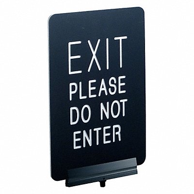 Signage Engraved 11x7 in EXIT PLEASE