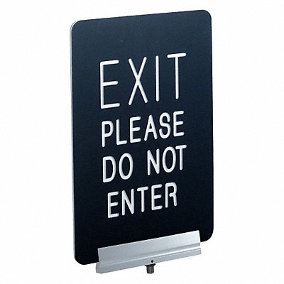 Signage Engraved 11x7 in EXIT PLEASE