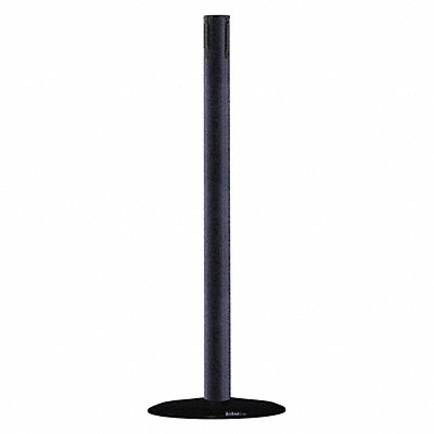 Receiver Post 38 In H Black Wrinkle