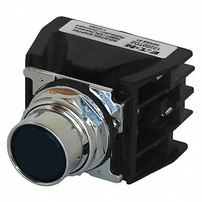 Push Button with Contacts Black Flush