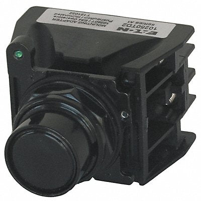 Push Button with Contacts Black Flush