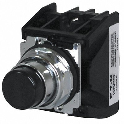 Push Button with Contacts Black Extended