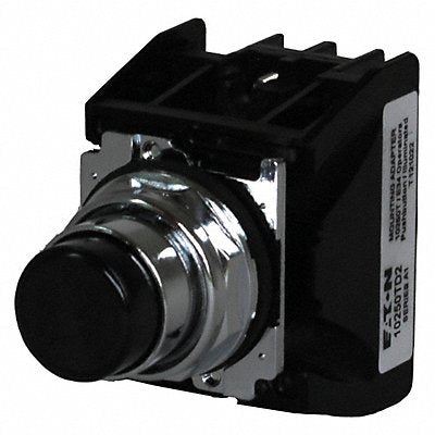 Push Button with Contacts Black Extended