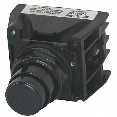 Push Button with Contacts Black Extended