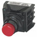 Push Button with Contacts Red Extended