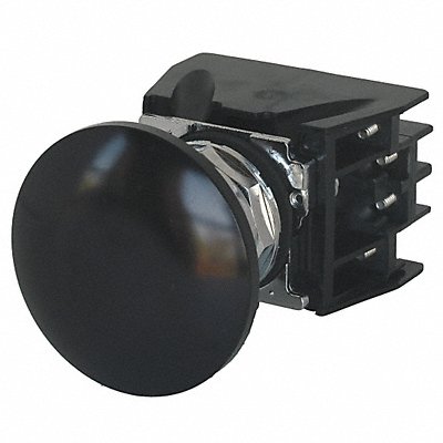 Push Button with Contacts Black Mushroom