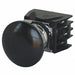 Push Button with Contacts Black Mushroom
