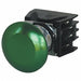 Push Button with Contacts Green Mushroom
