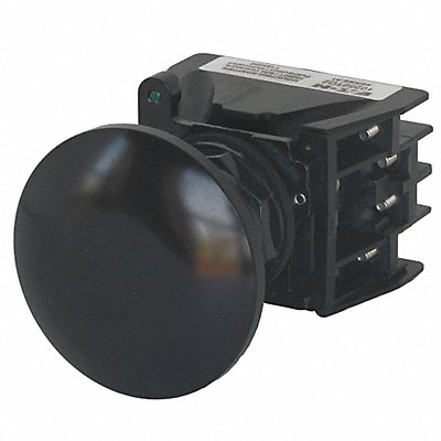 Push Button with Contacts Black Mushroom