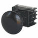 Push Button with Contacts Black Mushroom