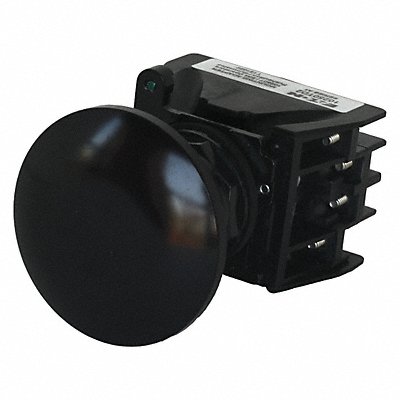 Push Button with Contacts Black Mushroom