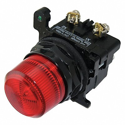 Pilot Light LED 120VAC Red