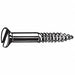 Oval Hd Wood Scrw Zinc #4 3/4 L PK100