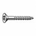 Flat Hd Wood Scrw 18-8SS #4 3/4 L PK100