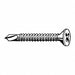 Drill Screw Flat #8 Zinc 1 5/8 L PK100