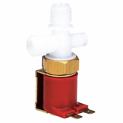 Solenoid Valve Brass Plastic 3-1/2in