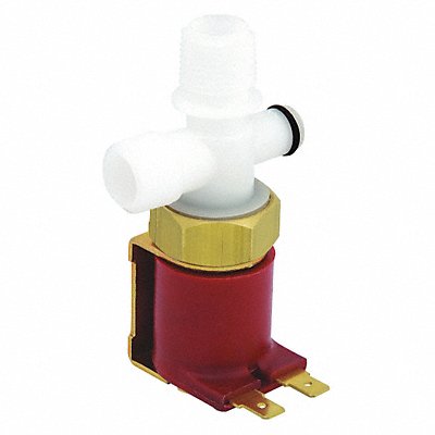 Solenoid Valve Brass Plastic 3-1/2in