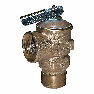 Safety Relief Valve Bronze 3/4in 150 psi