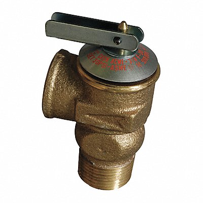 Safety Relief Valve Brass 3/4in. 30 psi