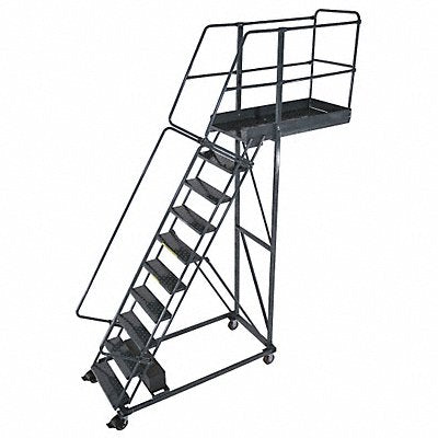 Cantilever Ladder 300lb 142in H 10 Steps