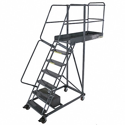 Cantilever Ladder 300lb 102in. H 6 Steps