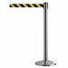 Barrier Post with Belt Metal 7-1/2 ft L