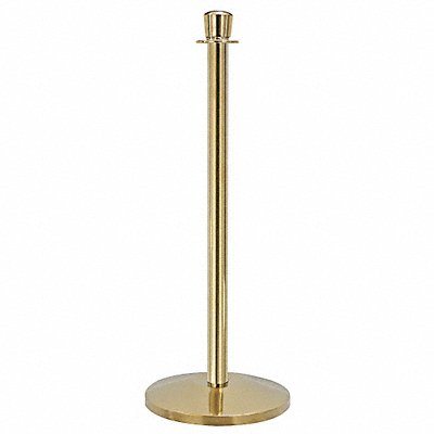 Urn Top Rope Post Polished Brass 39 in.