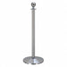 Ball Top Rope Post Satin Stainless Steel