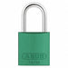 Lockout Padlock KD Green 2-17/32 H