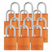 Lockout Padlock KA Orange 2-17/32 H PK12