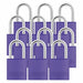 Lockout Padlock KA Purple 2-17/32 H PK12