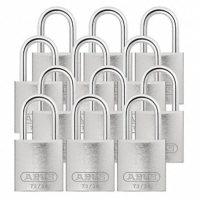 Lockout Padlock KA Silver 2-17/32 H PK12