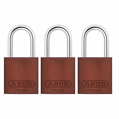 Lockout Padlock KA Brown 2-17/32 H PK3