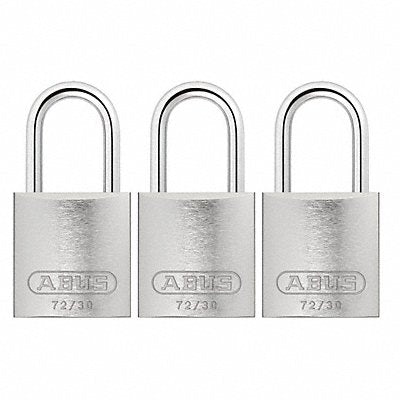 Lockout Padlock KA Silver 2-17/32 H PK3