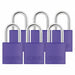 Lockout Padlock KA Purple 2-17/32 H PK6