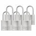 Lockout Padlock KA Silver 2-17/32 H PK6