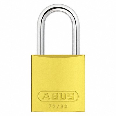 Lockout Padlock KA Yellow 2-17/32 H