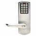 Electronic Lock Satin Chrome 12 Button