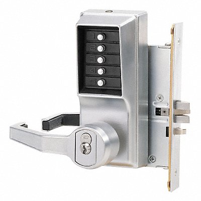 Push Button Lock Entry Key Override