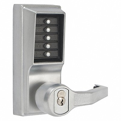 Push Button Lock Entry Key Override