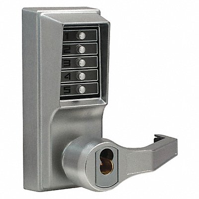 Push Button Lock Entry Key Override