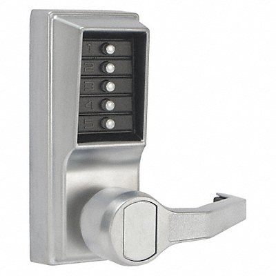 Push Button Lock Entry Passage Chrome