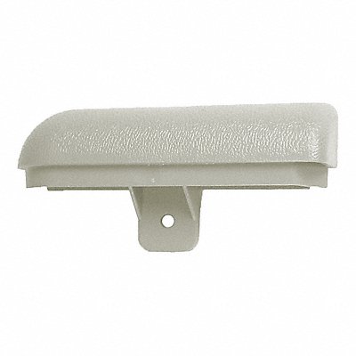 End Cap Left Linen White 4 in x 3/4 in