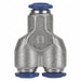 Union Y Brass Push-Fit 1/8in. PK5