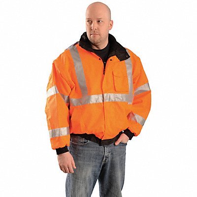 High Visibility Jacket S Orange Unisex