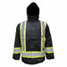 Flame Resistant Rain Jacket Black S