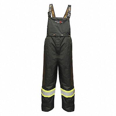 Flame Resistant Rain Bib Overall Black M