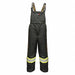 Flame Resistant Rain Bib Overall Black S